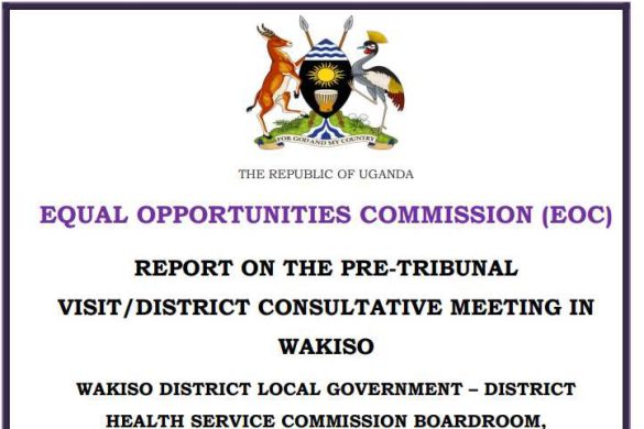 Pre-tribunal visit/district consultative meeting in Wakiso
